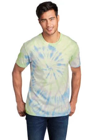 Port & Company Mens Tie-Dye Short Sleeve Crewneck T-Shirt - Watercolor Spiral  Buy the latest Clothing Port-Company