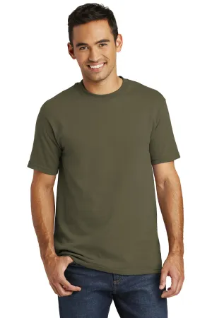 Port & Company Mens USA Made Short Sleeve Crewneck T-Shirt - Olive Drab Green - Closeout  Buy the latest Clothing Port-Company