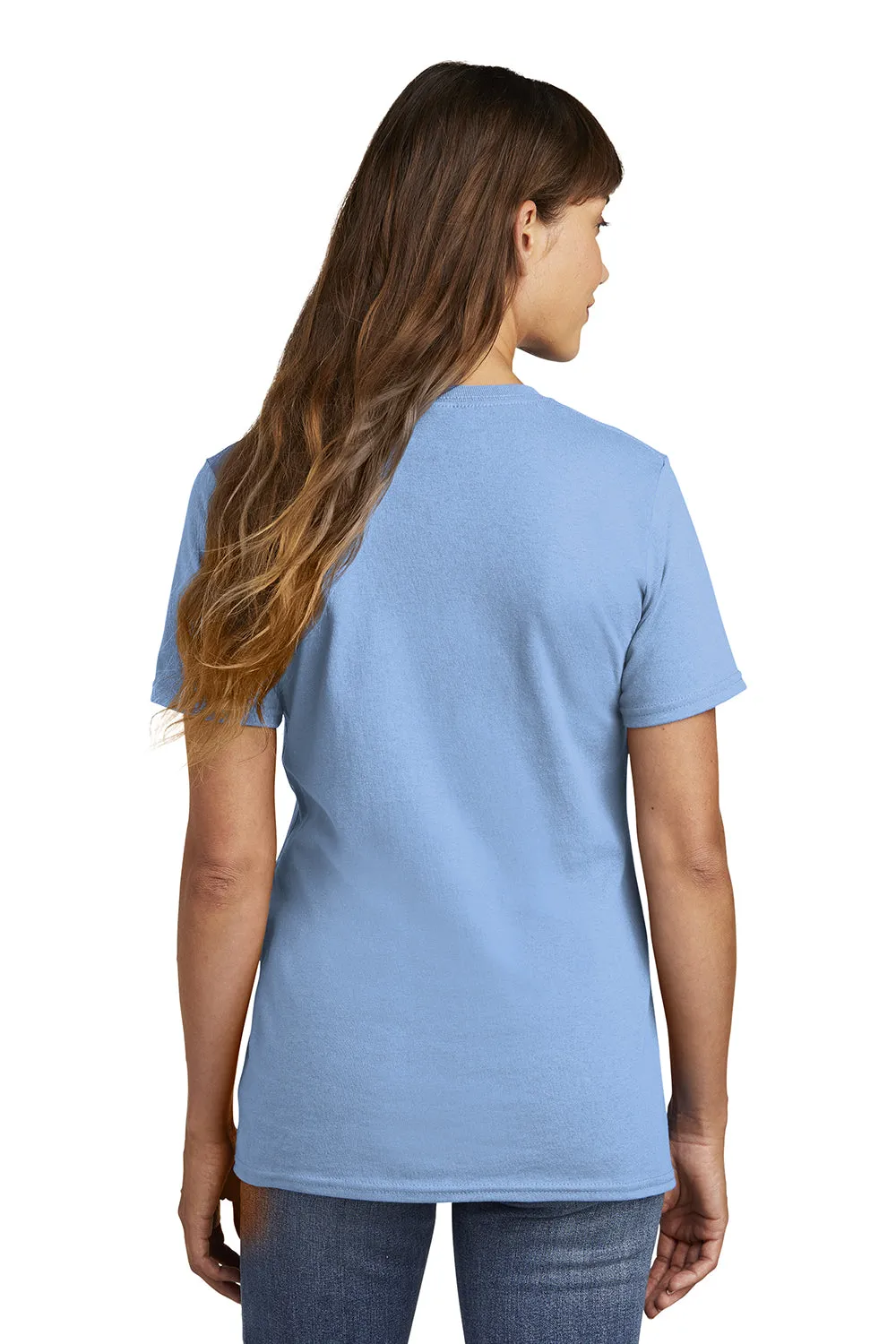 Port & Company Womens Core Short Sleeve Crewneck T-Shirt - Light Blue  Buy the latest Clothing Port-Company