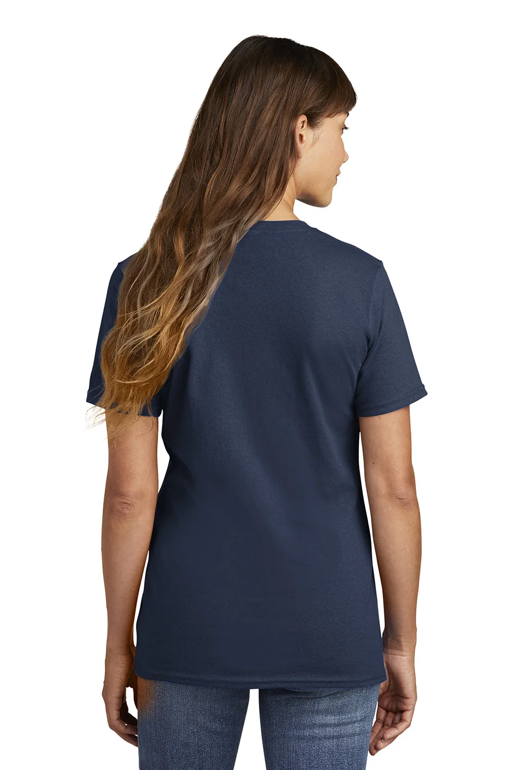 Port & Company Womens Core Short Sleeve Crewneck T-Shirt - Navy Blue  Buy the latest Clothing Port-Company