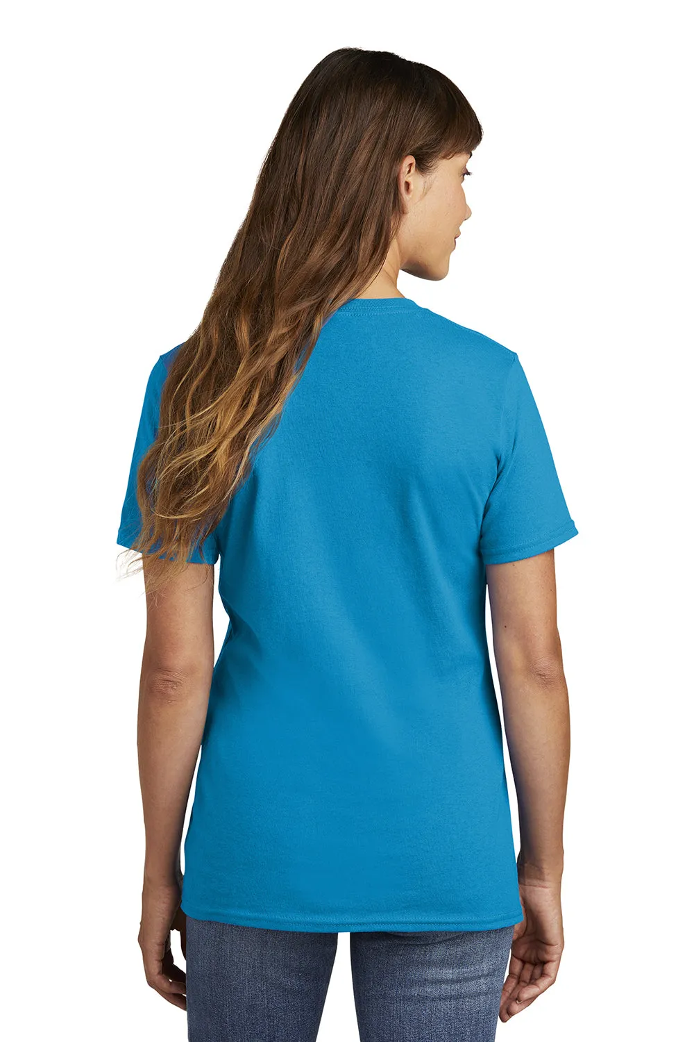 Port & Company Womens Core Short Sleeve Crewneck T-Shirt - Sapphire Blue  Buy the latest Clothing Port-Company