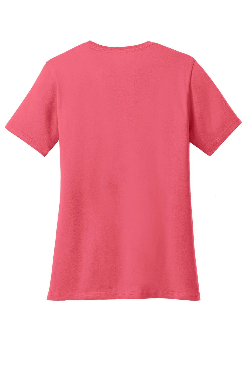 Port & Company Womens Core Short Sleeve V-Neck T-Shirt - Coral  Buy the latest Clothing Port-Company