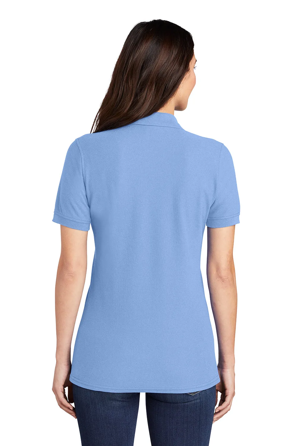 Port & Company Womens Core Stain Resistant Short Sleeve Polo Shirt - Light Blue  Buy the latest Clothing Port-Company