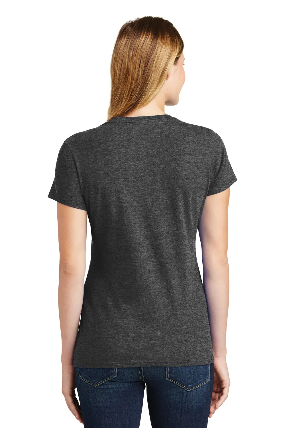 Port & Company Womens Fan Favorite Short Sleeve Crewneck T-Shirt - Heather Dark Grey  Buy the latest Clothing Port-Company