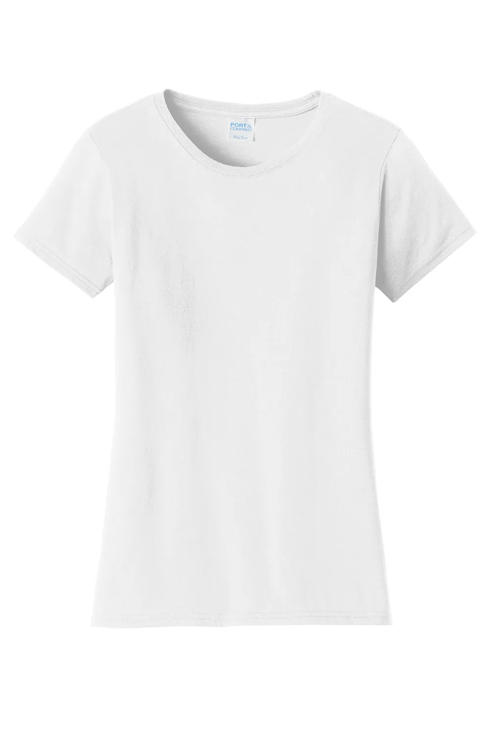 Port & Company Womens Fan Favorite Short Sleeve Crewneck T-Shirt - White  Buy the latest Clothing Port-Company
