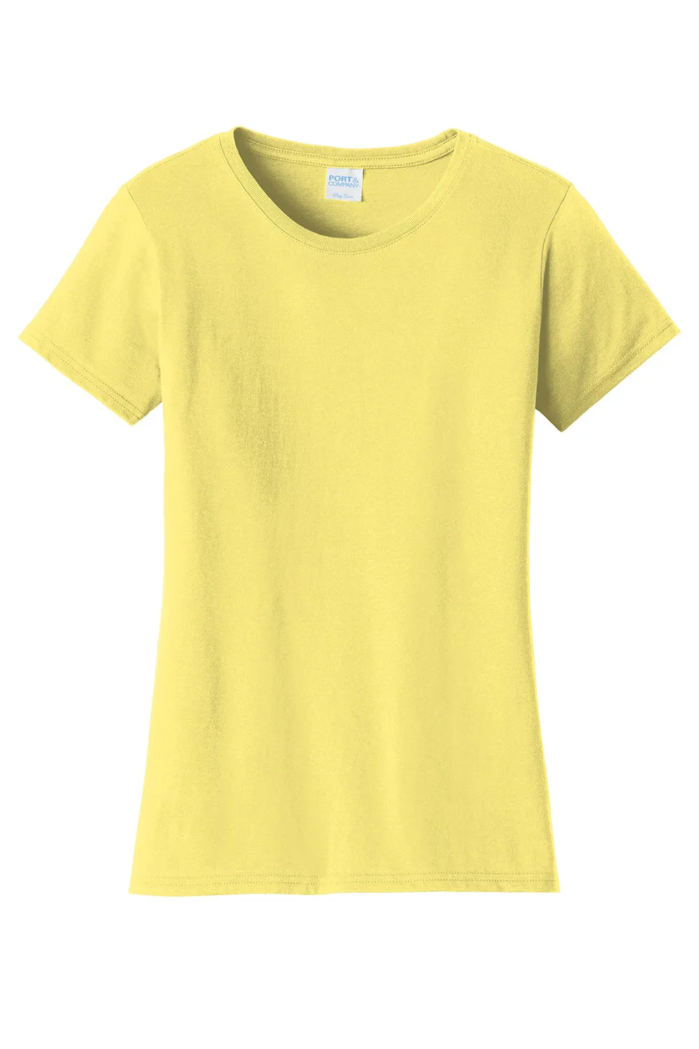 Port & Company Womens Fan Favorite Short Sleeve Crewneck T-Shirt - Yellow  Buy the latest Clothing Port-Company