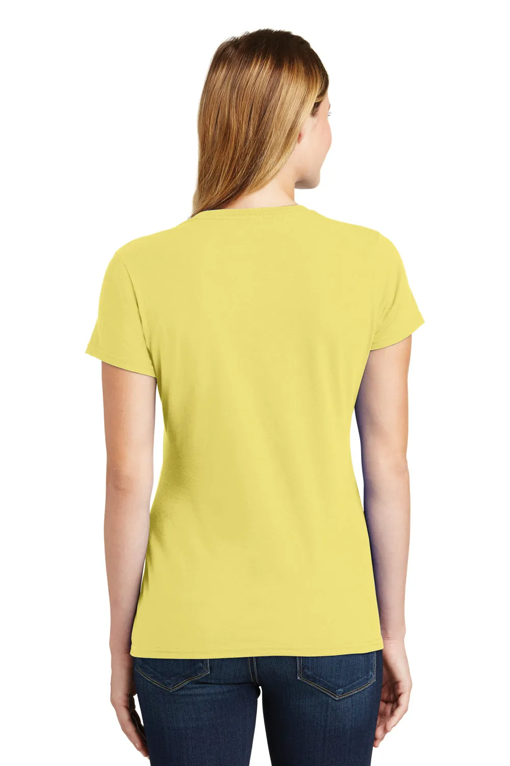 Port & Company Womens Fan Favorite Short Sleeve Crewneck T-Shirt - Yellow  Buy the latest Clothing Port-Company