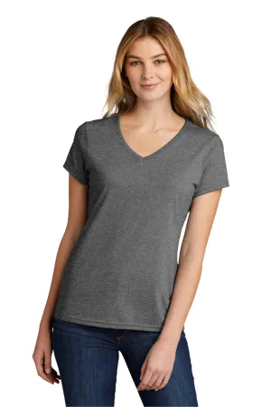 Port & Company Womens Short Sleeve V-Neck T-Shirt - Heather Graphite Grey  Buy the latest Clothing Port-Company
