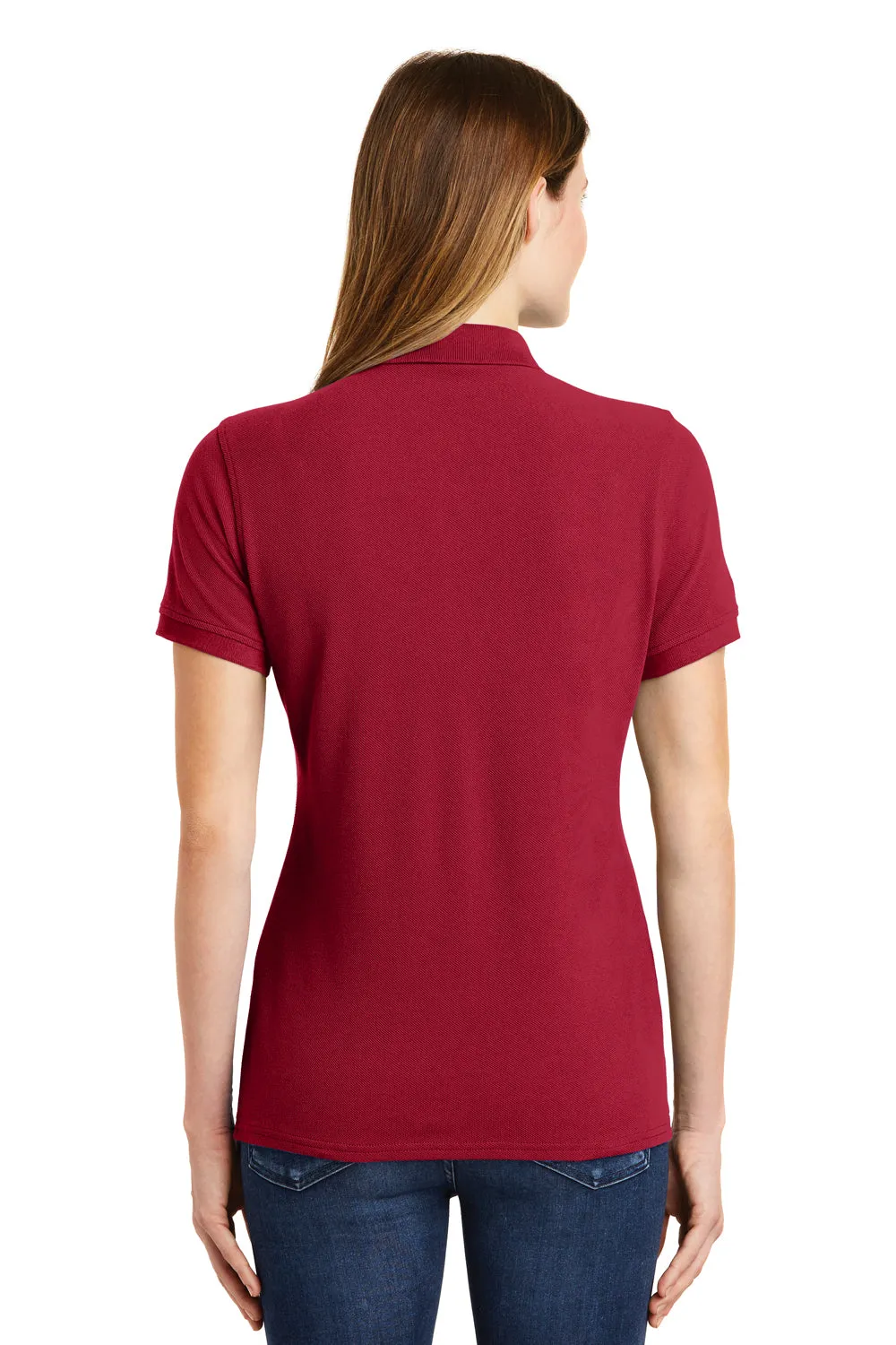 Port & Company Womens Stain Resistant Short Sleeve Polo Shirt - Red - Closeout  Buy the latest Clothing Port-Company