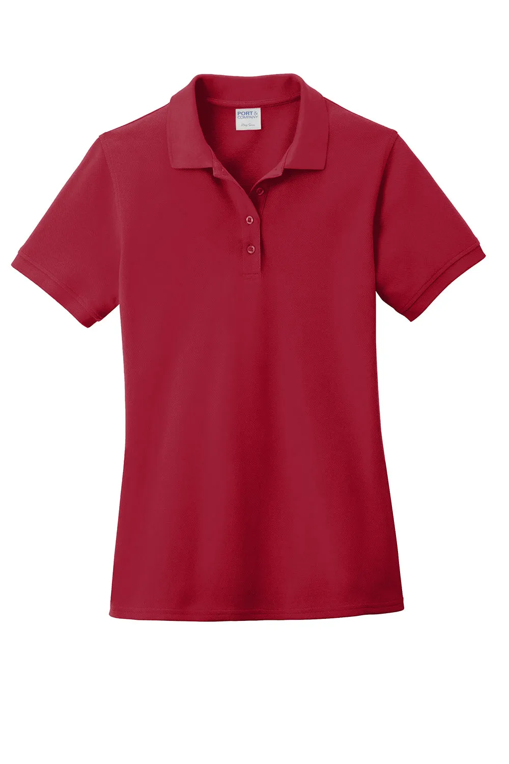 Port & Company Womens Stain Resistant Short Sleeve Polo Shirt - Red - Closeout  Buy the latest Clothing Port-Company