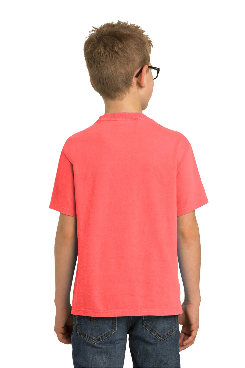 Port & Company Youth Beach Wash Short Sleeve Crewneck T-Shirt - Neon Coral  Buy the latest Clothing Port-Company