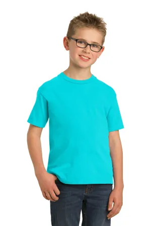 Port & Company Youth Beach Wash Short Sleeve Crewneck T-Shirt - Tidal Wave Blue  Buy the latest Clothing Port-Company