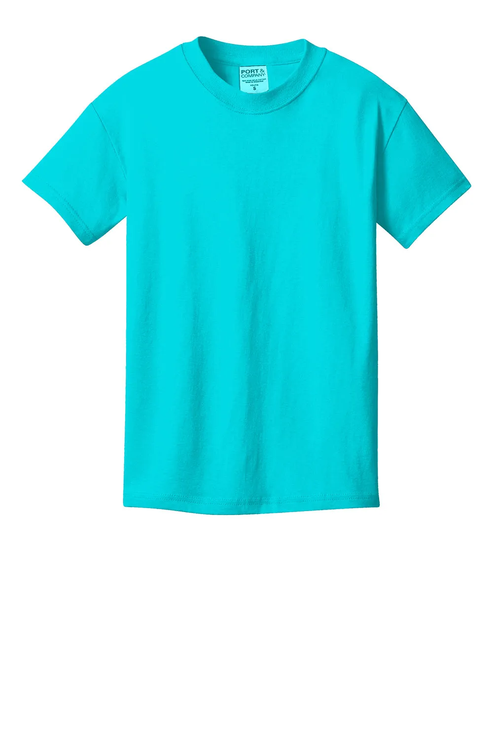 Port & Company Youth Beach Wash Short Sleeve Crewneck T-Shirt - Tidal Wave Blue  Buy the latest Clothing Port-Company