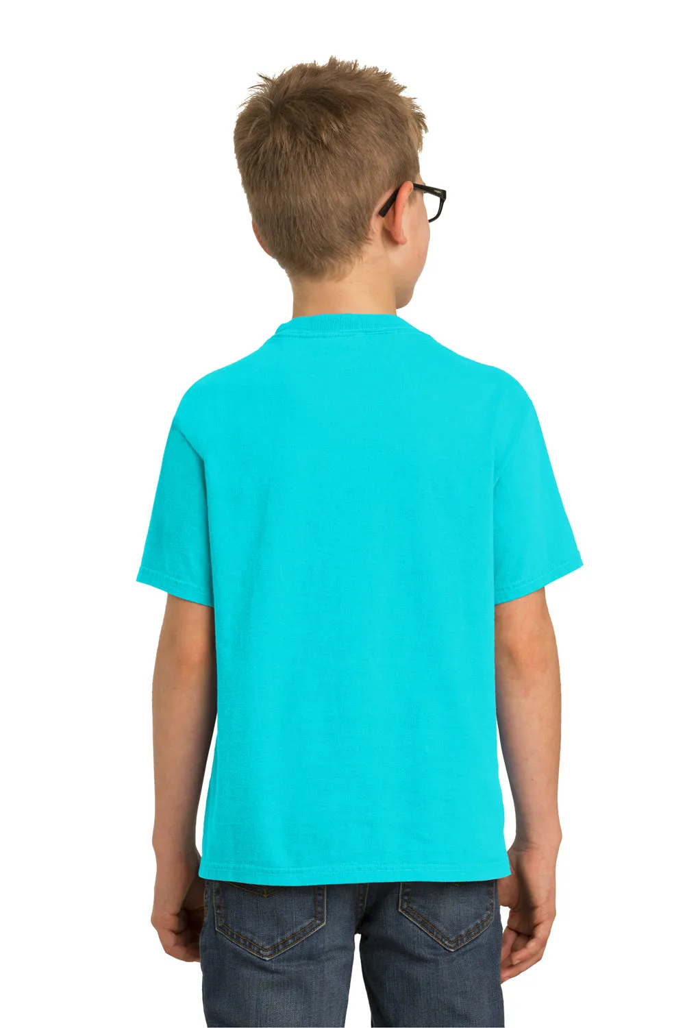Port & Company Youth Beach Wash Short Sleeve Crewneck T-Shirt - Tidal Wave Blue  Buy the latest Clothing Port-Company