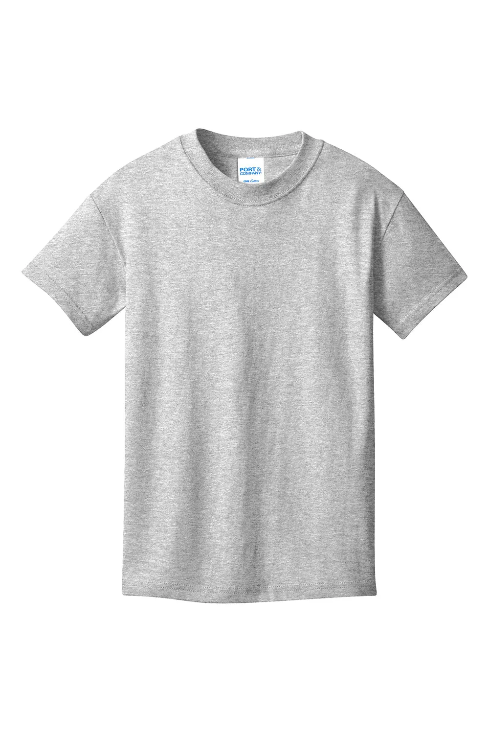 Port & Company Youth Core Short Sleeve Crewneck T-Shirt - Ash Grey  Buy the latest Clothing Port-Company