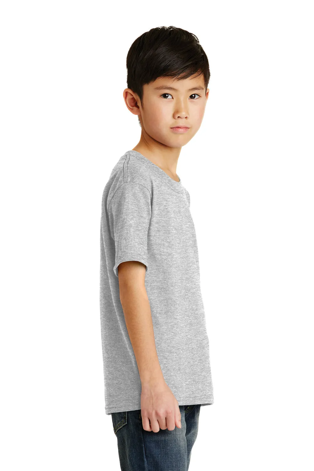 Port & Company Youth Core Short Sleeve Crewneck T-Shirt - Ash Grey  Buy the latest Clothing Port-Company