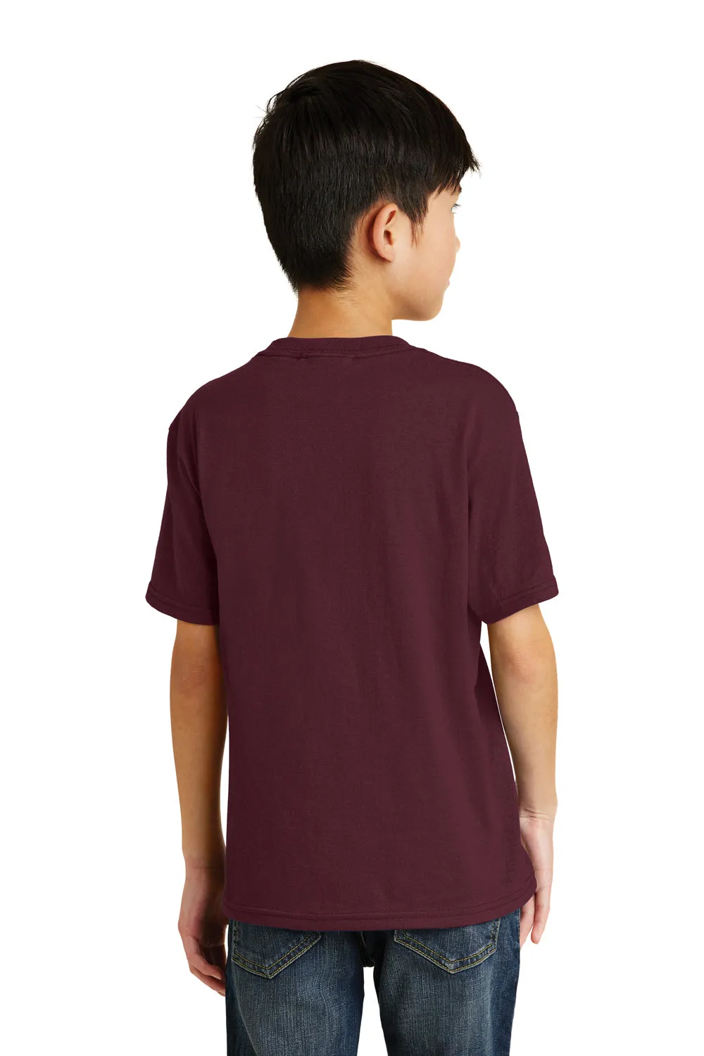 Port & Company Youth Core Short Sleeve Crewneck T-Shirt - Athletic Maroon  Buy the latest Clothing Port-Company
