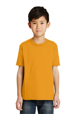 Port & Company Youth Core Short Sleeve Crewneck T-Shirt - Gold  Buy the latest Clothing Port-Company