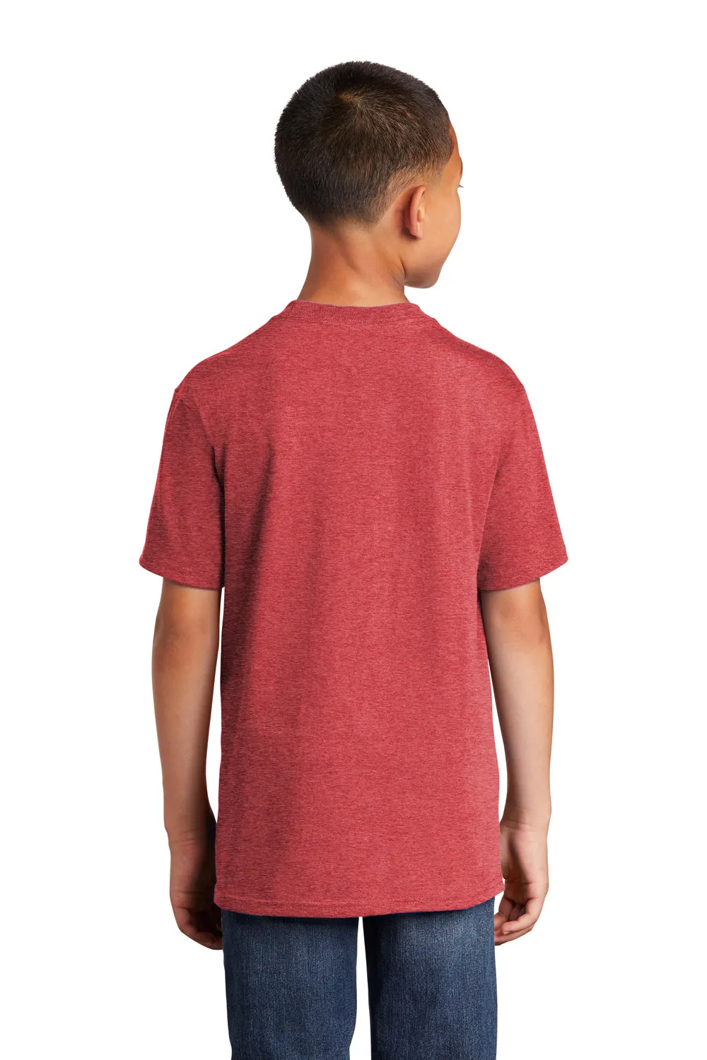 Port & Company Youth Core Short Sleeve Crewneck T-Shirt - Heather Red  Buy the latest Clothing Port-Company