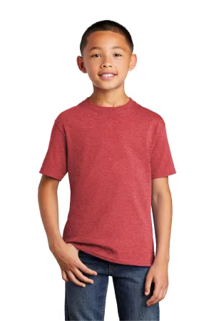 Port & Company Youth Core Short Sleeve Crewneck T-Shirt - Heather Red  Buy the latest Clothing Port-Company