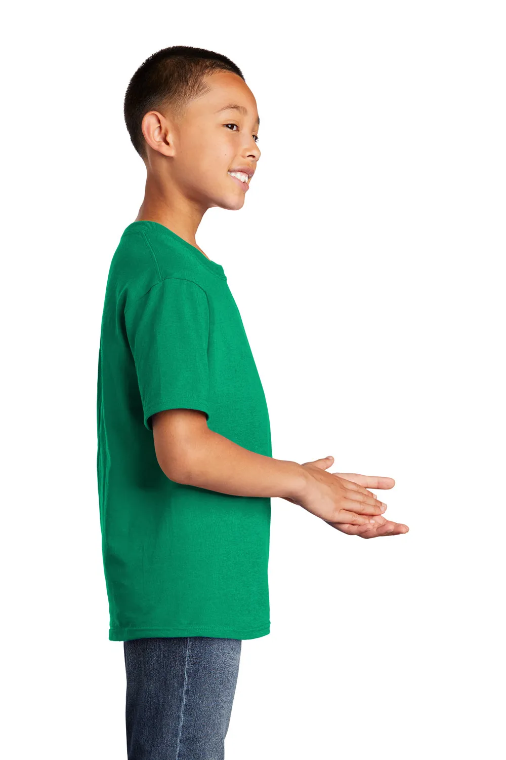 Port & Company Youth Core Short Sleeve Crewneck T-Shirt - Kelly Green  Buy the latest Clothing Port-Company
