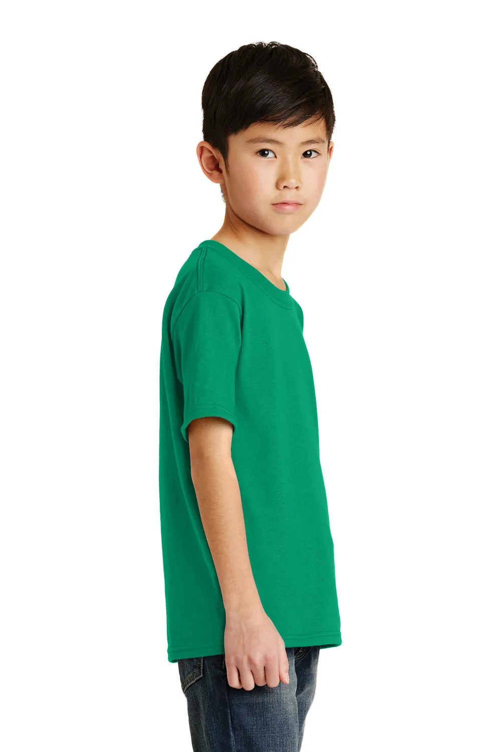 Port & Company Youth Core Short Sleeve Crewneck T-Shirt - Kelly Green  Buy the latest Clothing Port-Company
