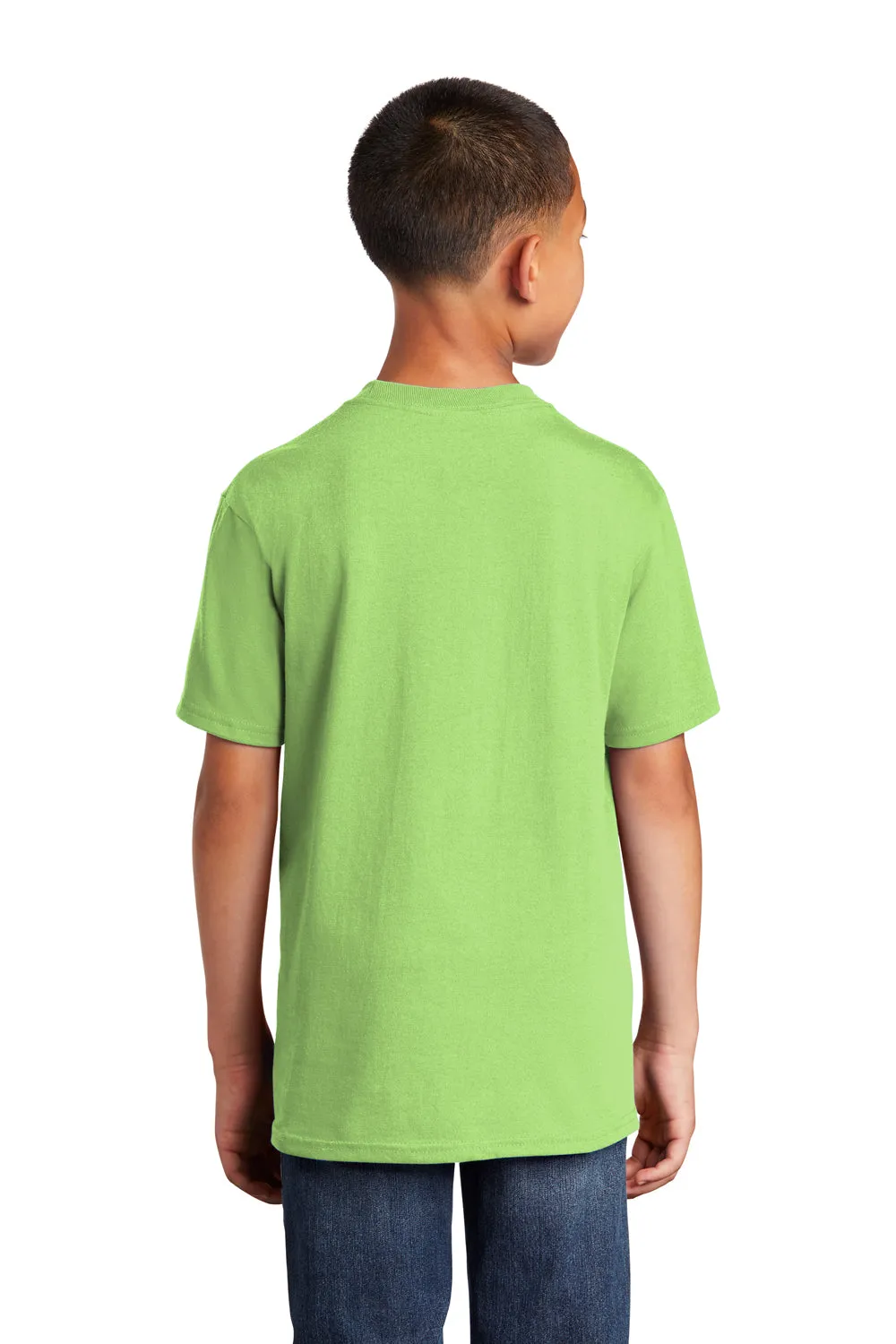 Port & Company Youth Core Short Sleeve Crewneck T-Shirt - Lime Green  Buy the latest Clothing Port-Company