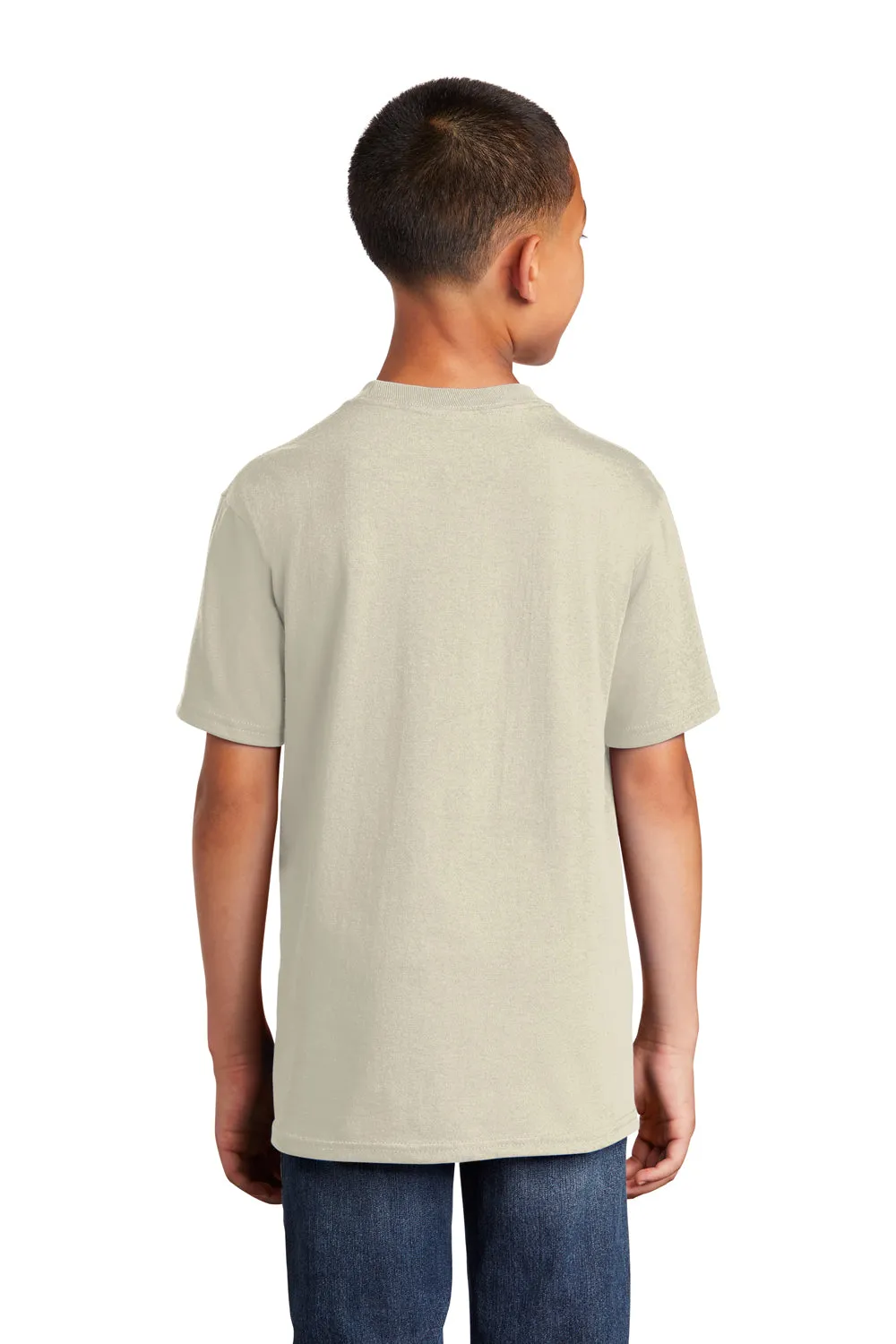 Port & Company Youth Core Short Sleeve Crewneck T-Shirt - Natural  Buy the latest Clothing Port-Company