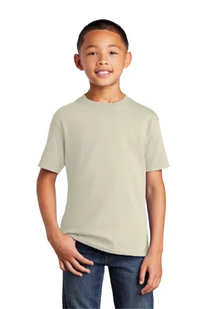 Port & Company Youth Core Short Sleeve Crewneck T-Shirt - Natural  Buy the latest Clothing Port-Company