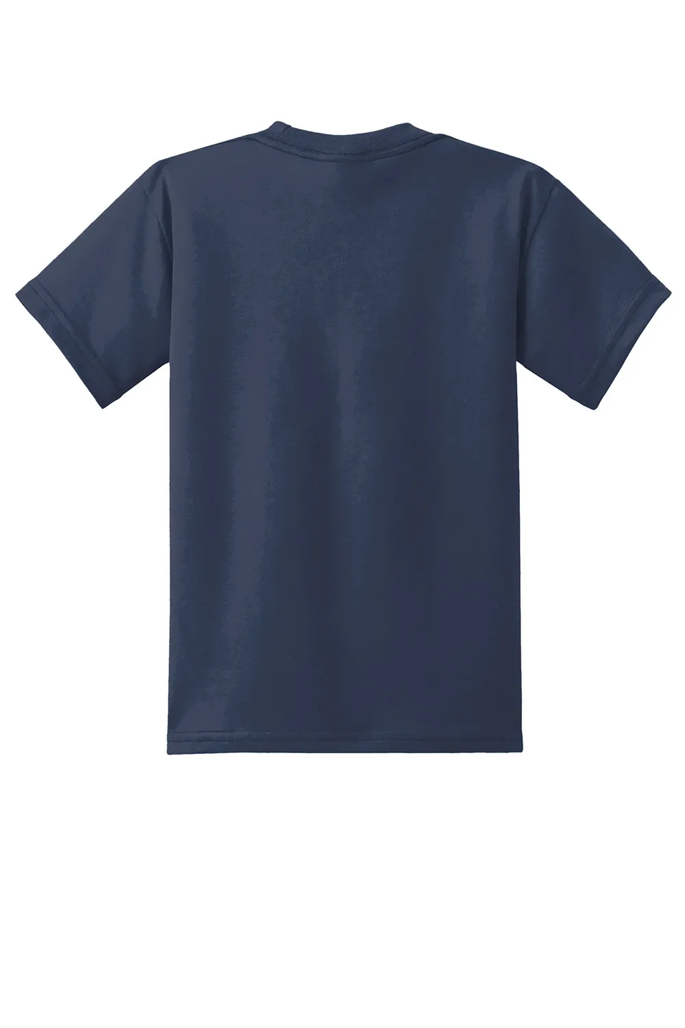 Port & Company Youth Core Short Sleeve Crewneck T-Shirt - Navy Blue  Buy the latest Clothing Port-Company