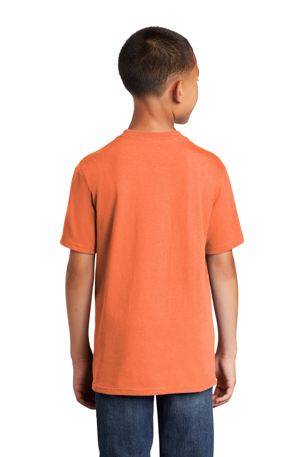 Port & Company Youth Core Short Sleeve Crewneck T-Shirt - Neon Orange  Buy the latest Clothing Port-Company