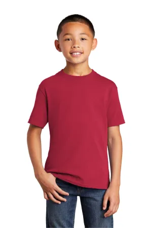 Port & Company Youth Core Short Sleeve Crewneck T-Shirt - Red  Buy the latest Clothing Port-Company