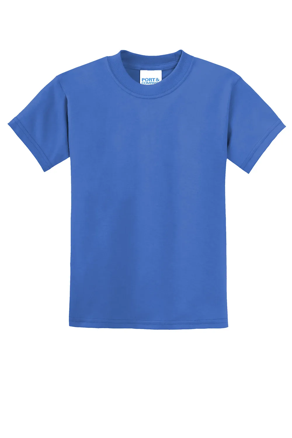 Port & Company Youth Core Short Sleeve Crewneck T-Shirt - Royal Blue  Buy the latest Clothing Port-Company