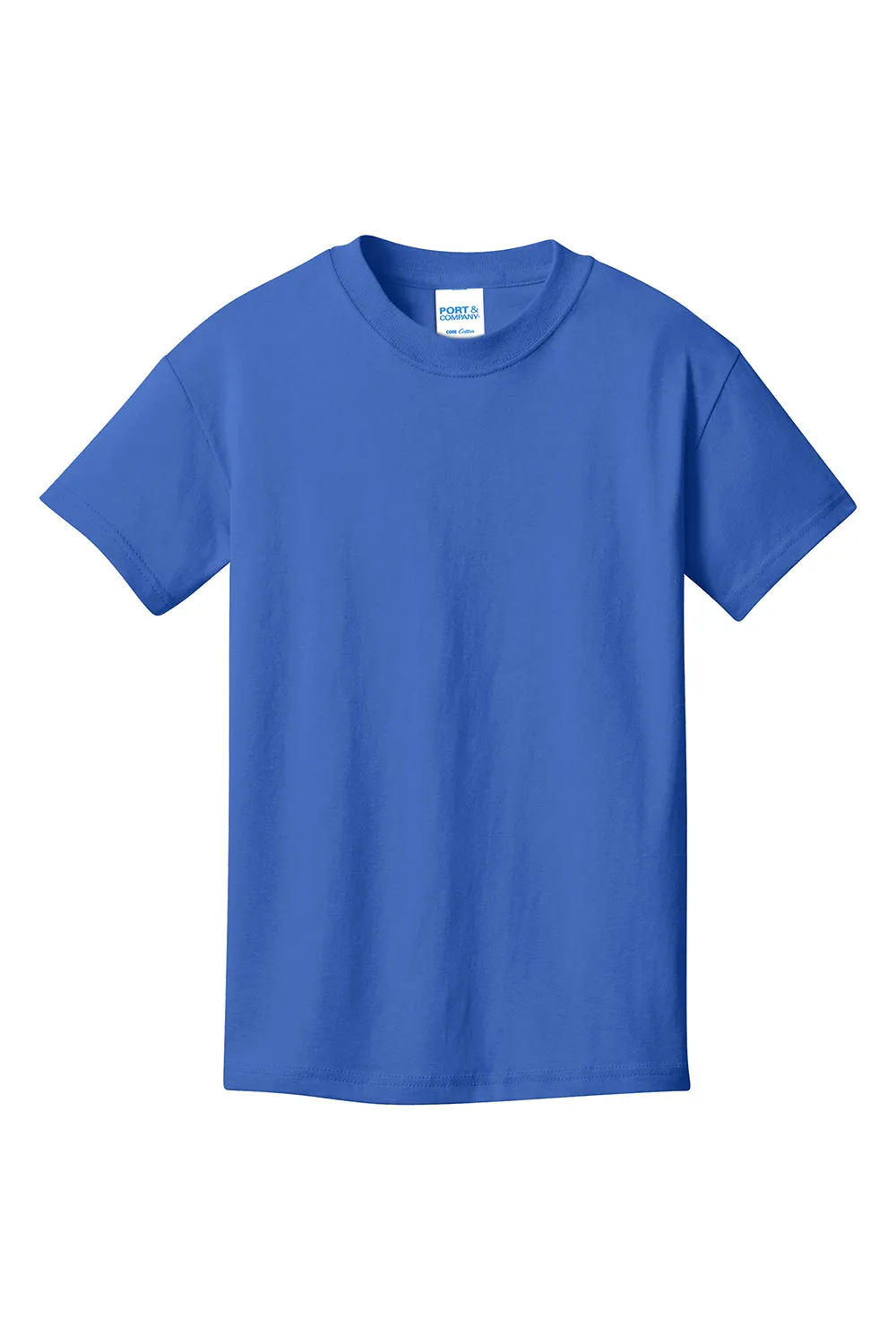 Port & Company Youth Core Short Sleeve Crewneck T-Shirt - Royal Blue  Buy the latest Clothing Port-Company