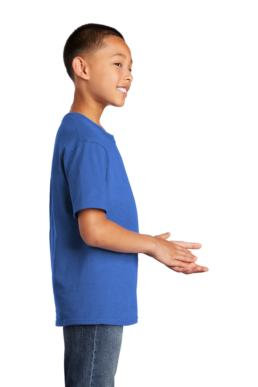 Port & Company Youth Core Short Sleeve Crewneck T-Shirt - Royal Blue  Buy the latest Clothing Port-Company