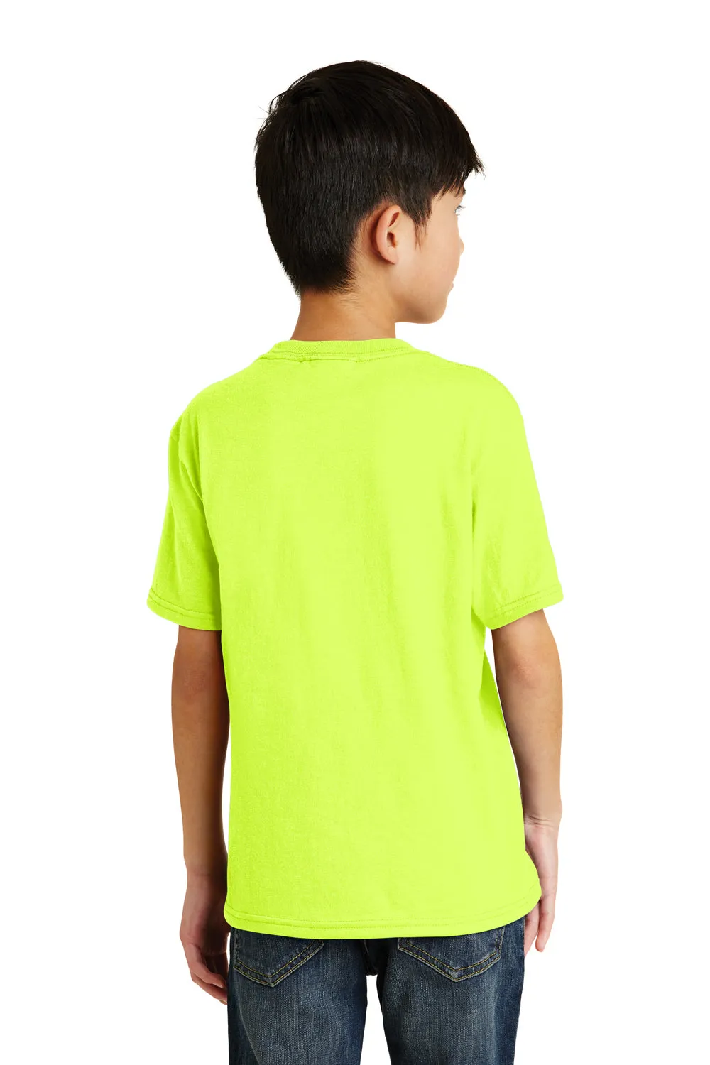 Port & Company Youth Core Short Sleeve Crewneck T-Shirt - Safety Green  Buy the latest Clothing Port-Company