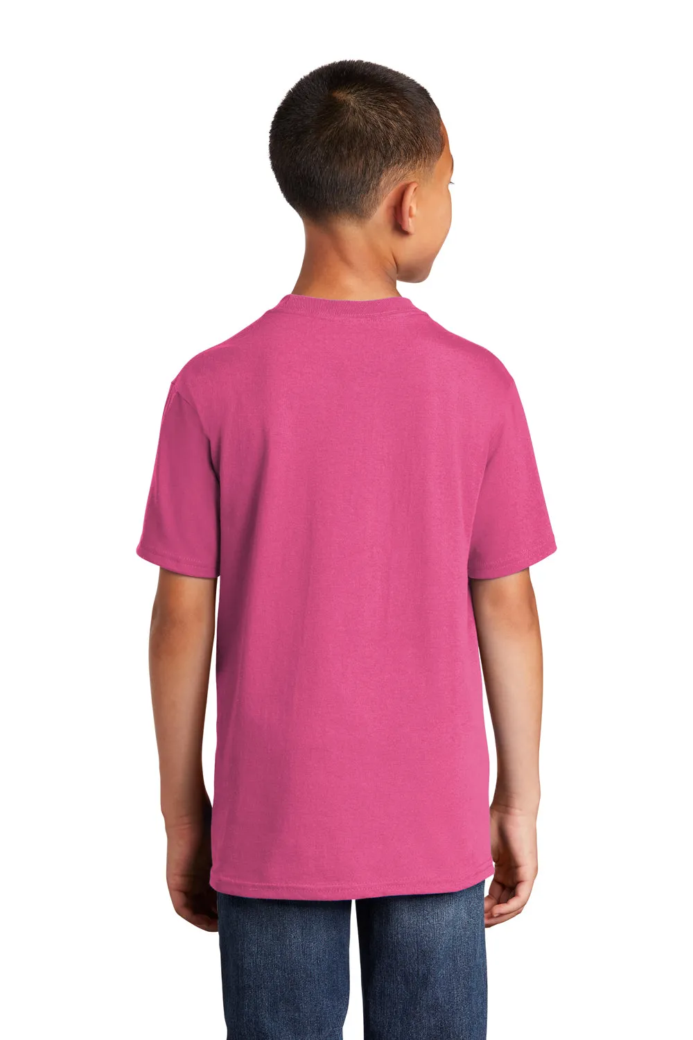 Port & Company Youth Core Short Sleeve Crewneck T-Shirt - Sangria Pink  Buy the latest Clothing Port-Company