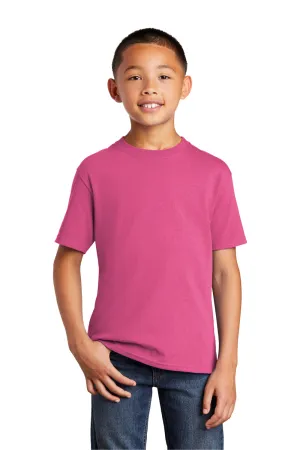 Port & Company Youth Core Short Sleeve Crewneck T-Shirt - Sangria Pink  Buy the latest Clothing Port-Company