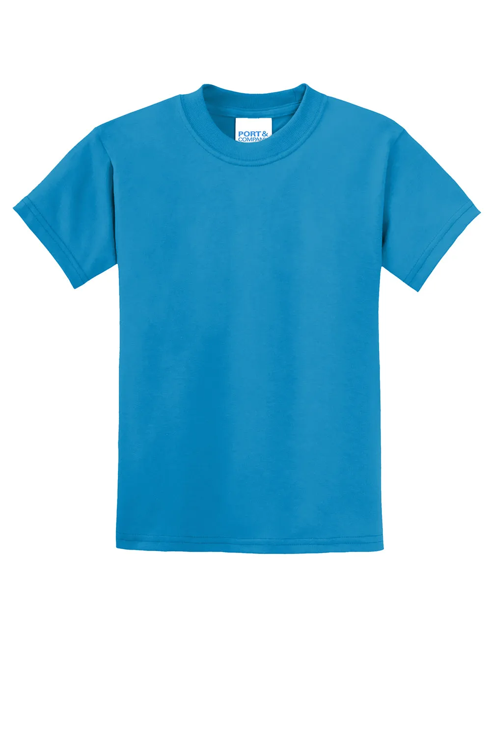 Port & Company Youth Core Short Sleeve Crewneck T-Shirt - Sapphire Blue  Buy the latest Clothing Port-Company