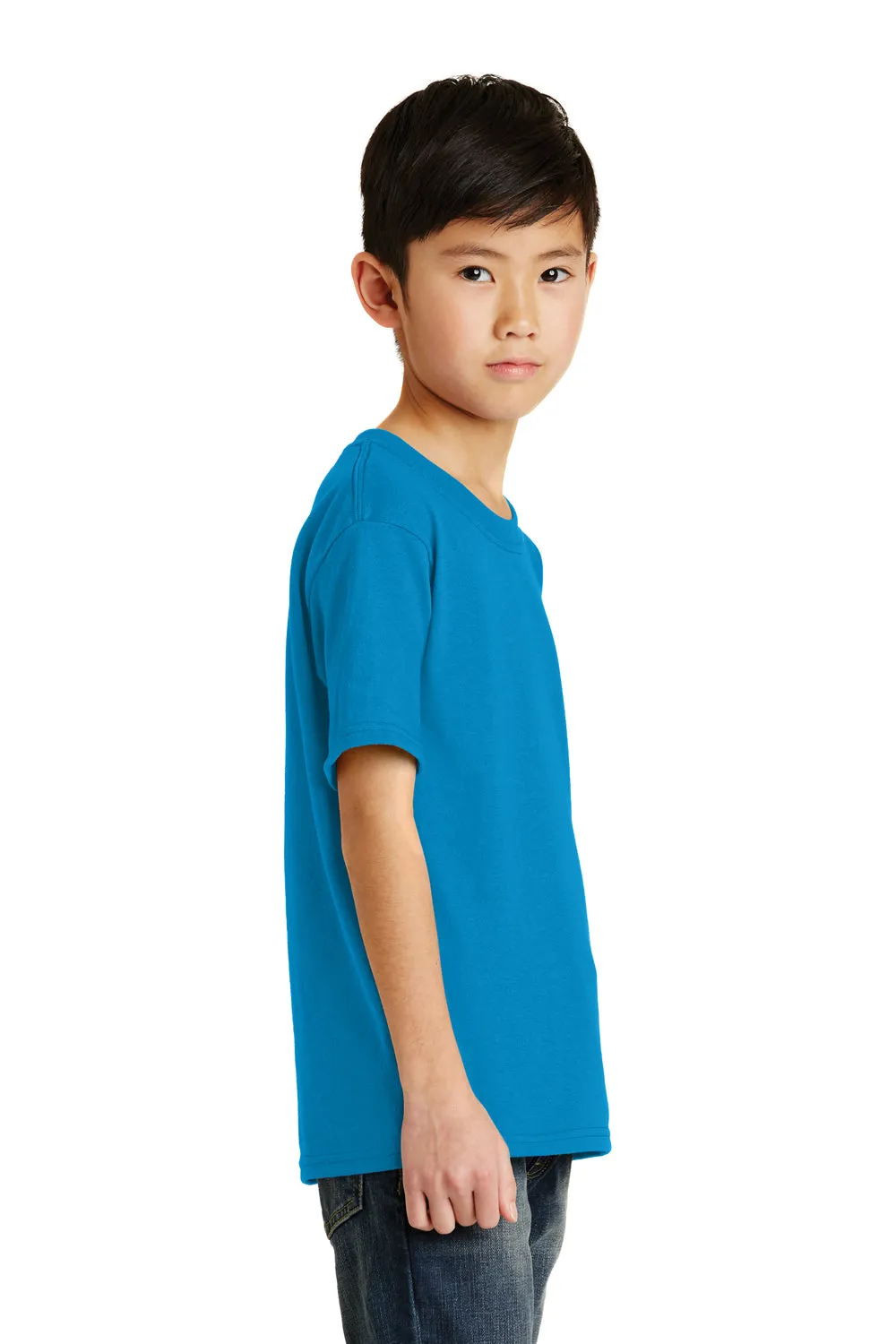 Port & Company Youth Core Short Sleeve Crewneck T-Shirt - Sapphire Blue  Buy the latest Clothing Port-Company