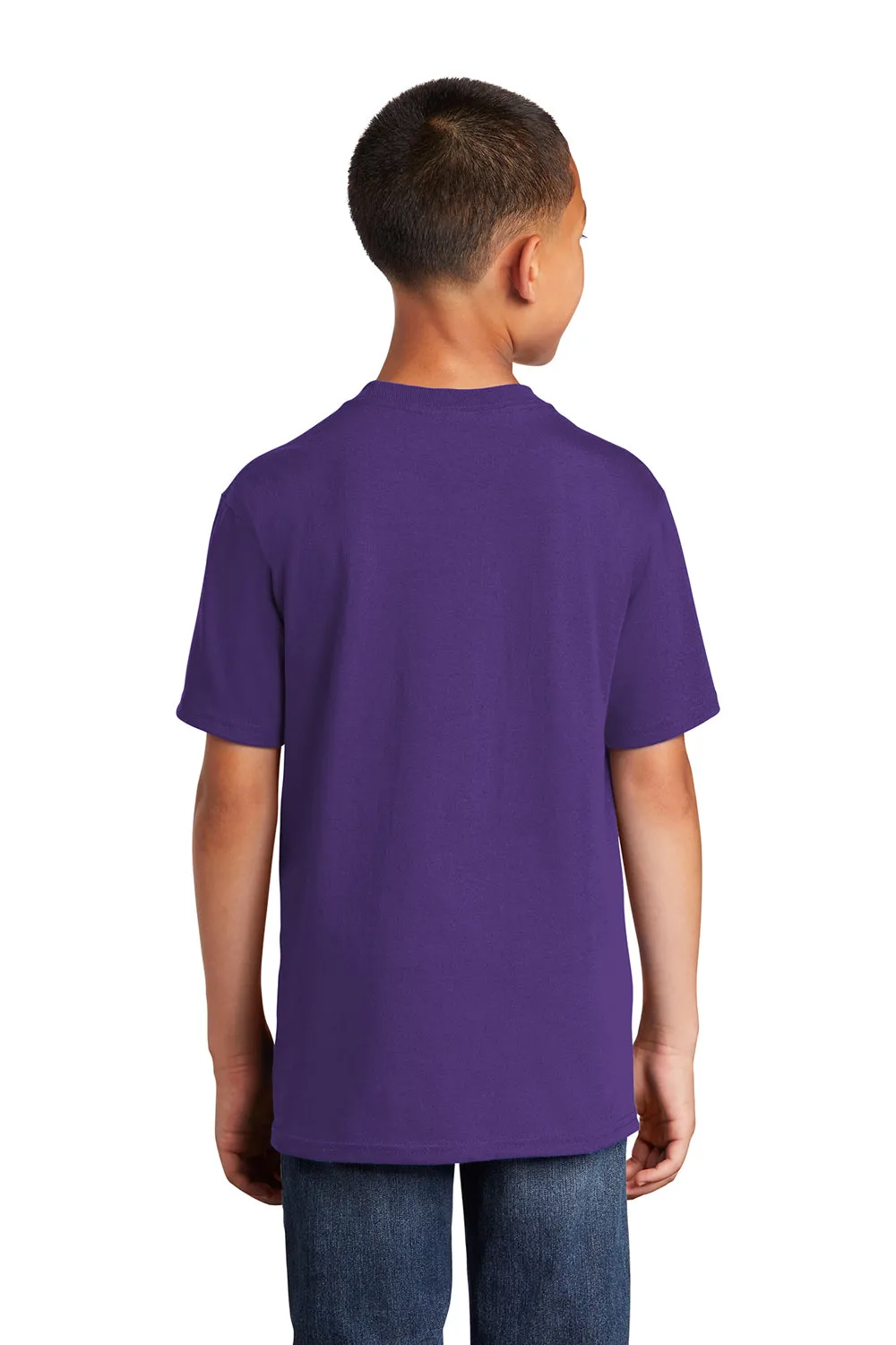 Port & Company Youth Core Short Sleeve Crewneck T-Shirt - Team Purple  Buy the latest Clothing Port-Company