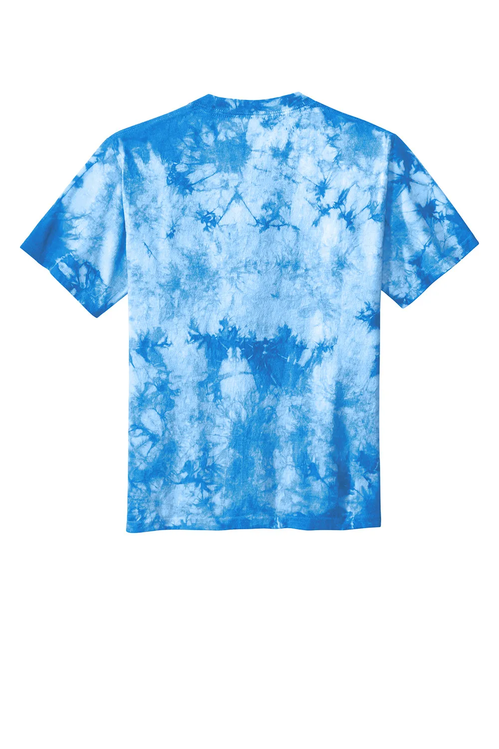 Port & Company Youth Crystal Tie-Dye Short Sleeve Crewneck T-Shirt - Sky Blue  Buy the latest Clothing Port-Company