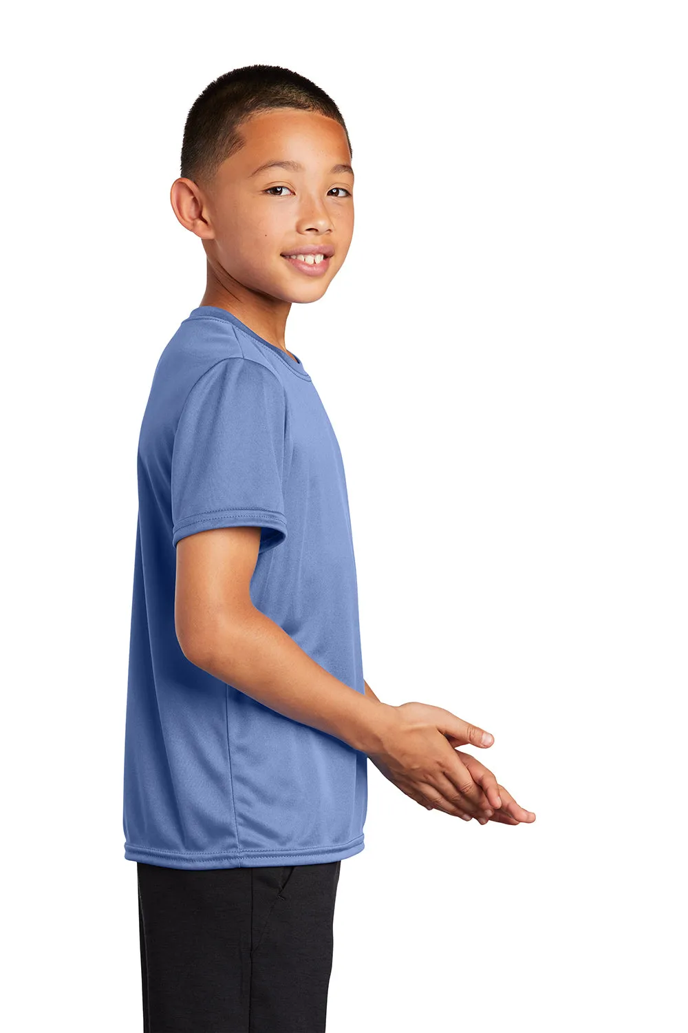Port & Company Youth Dry Zone Performance Moisture Wicking Short Sleeve Crewneck T-Shirt - Carolina Blue  Buy the latest Clothing Port-Company