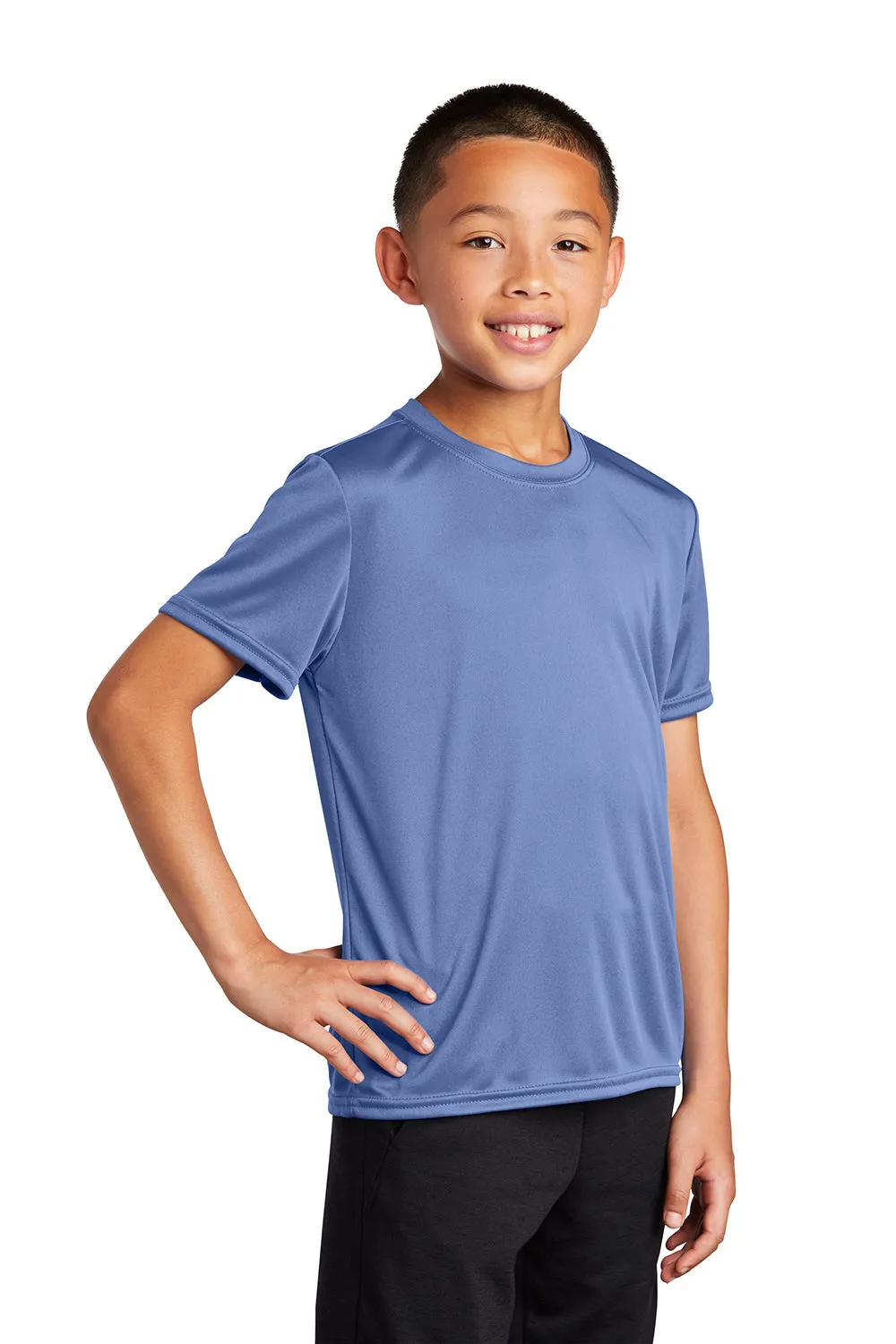 Port & Company Youth Dry Zone Performance Moisture Wicking Short Sleeve Crewneck T-Shirt - Carolina Blue  Buy the latest Clothing Port-Company