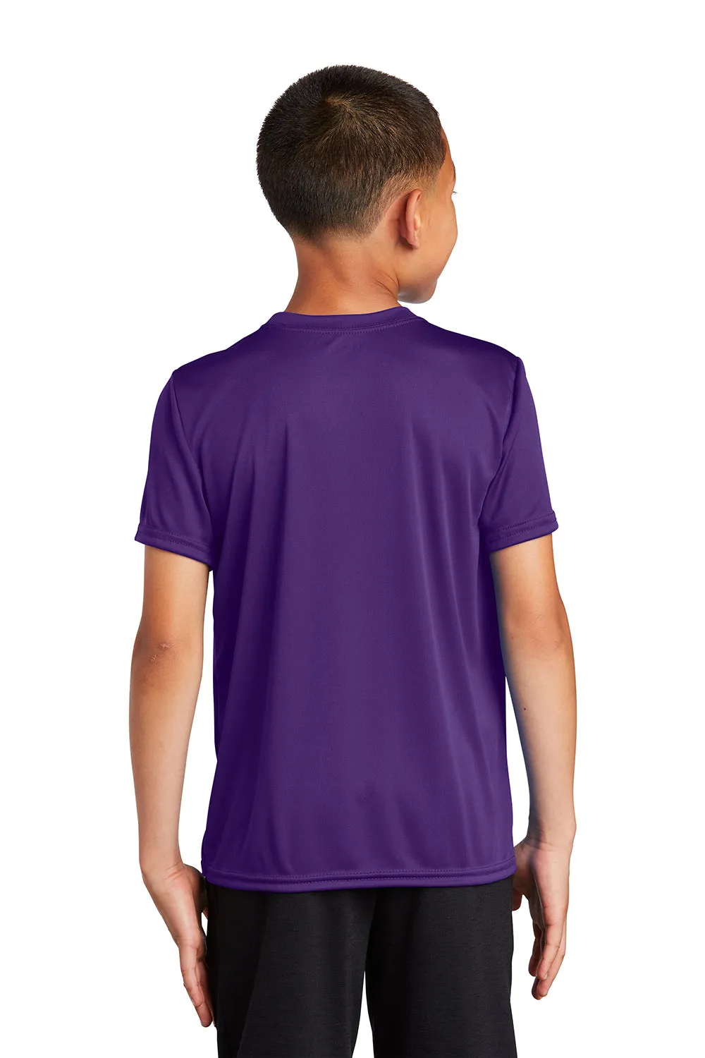 Port & Company Youth Dry Zone Performance Moisture Wicking Short Sleeve Crewneck T-Shirt - Team Purple  Buy the latest Clothing Port-Company