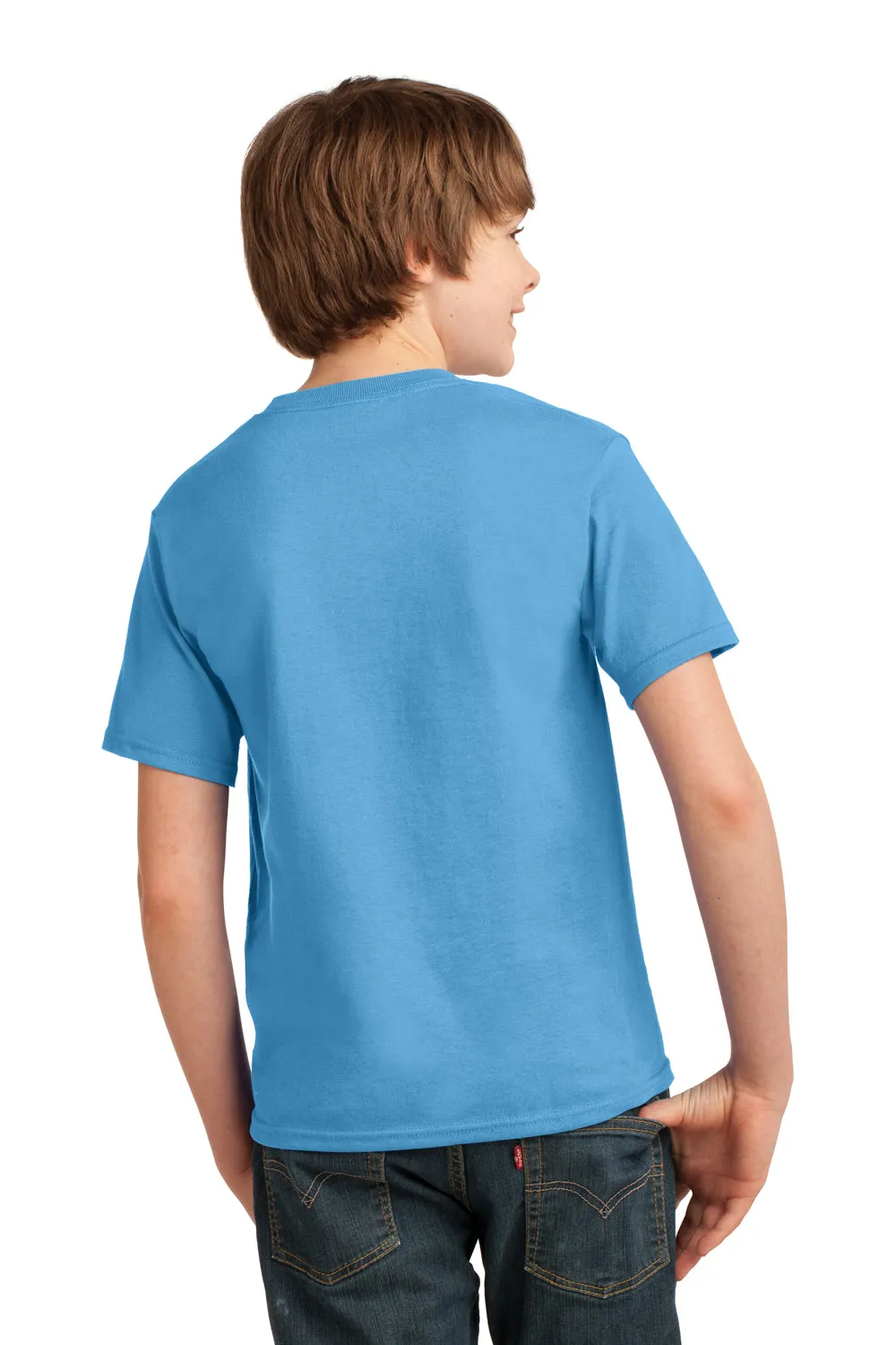 Port & Company Youth Essential Short Sleeve Crewneck T-Shirt - Aquatic Blue  Buy the latest Clothing Port-Company