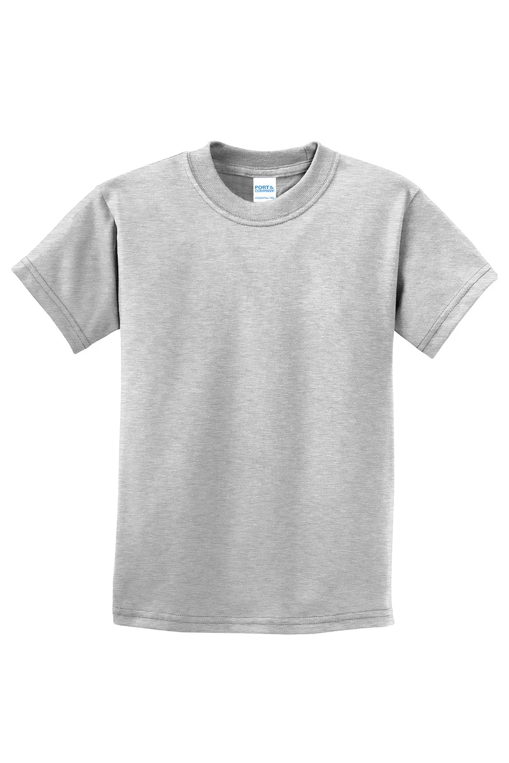 Port & Company Youth Essential Short Sleeve Crewneck T-Shirt - Ash Grey  Buy the latest Clothing Port-Company
