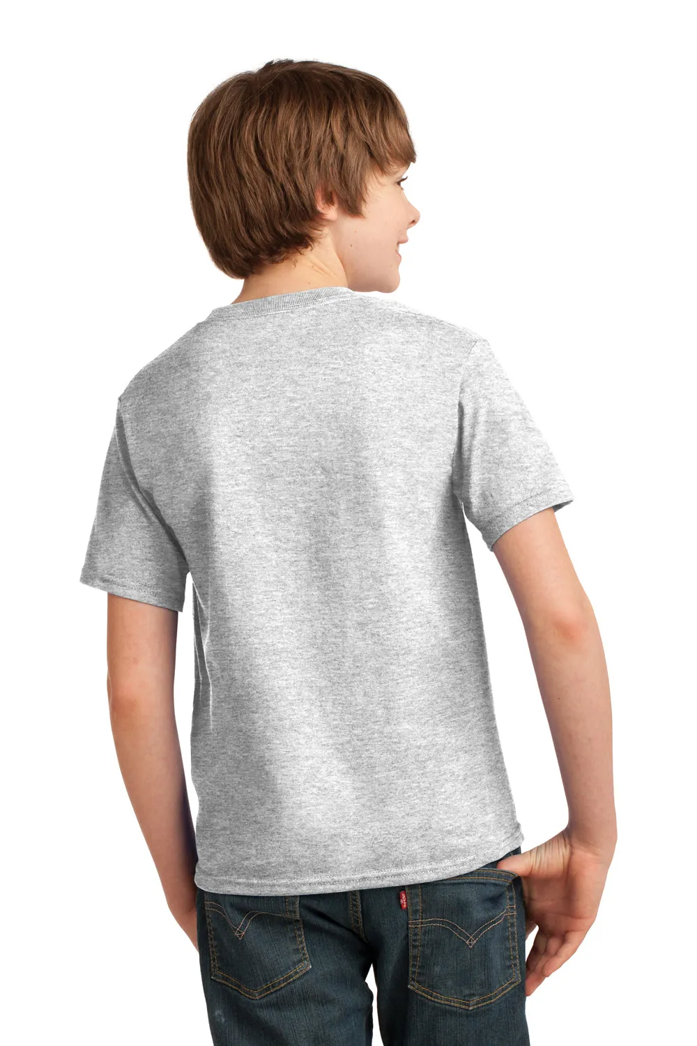 Port & Company Youth Essential Short Sleeve Crewneck T-Shirt - Ash Grey  Buy the latest Clothing Port-Company