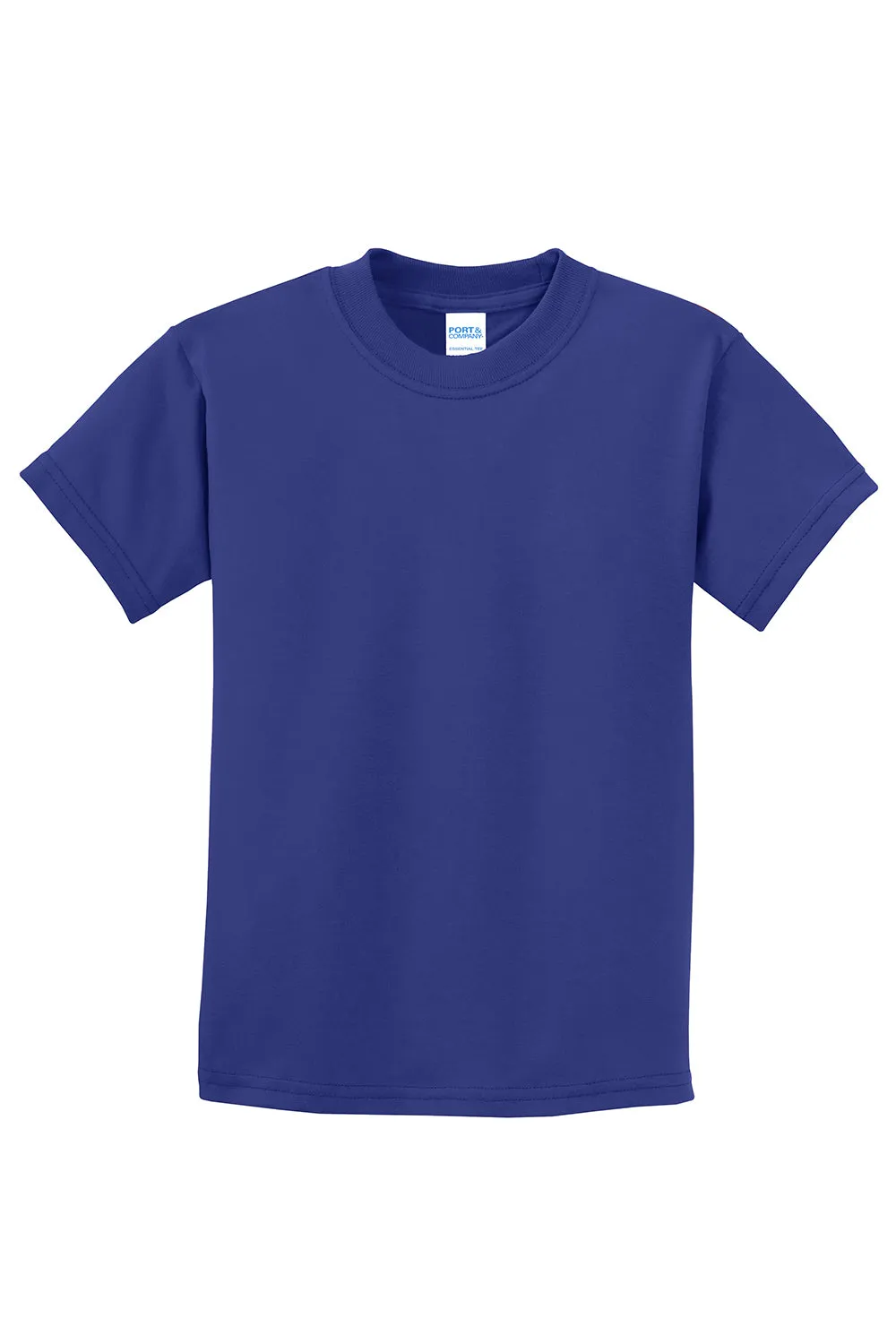 Port & Company Youth Essential Short Sleeve Crewneck T-Shirt - Deep Marine Blue  Buy the latest Clothing Port-Company