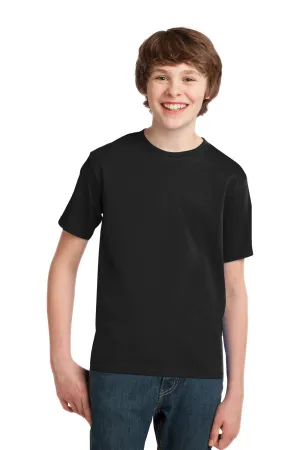 Port & Company Youth Essential Short Sleeve Crewneck T-Shirt - Jet Black  Buy the latest Clothing Port-Company